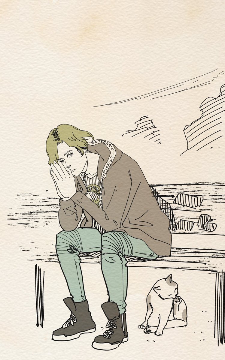 今月は『不良がネコに助けられてく話』の本編の更新はお休みです
申し訳ないです?
空いた時間に最近あげてるカラーの漫画や落書きのようなものを描いてアップしますのでタカシたちを忘れないでね!