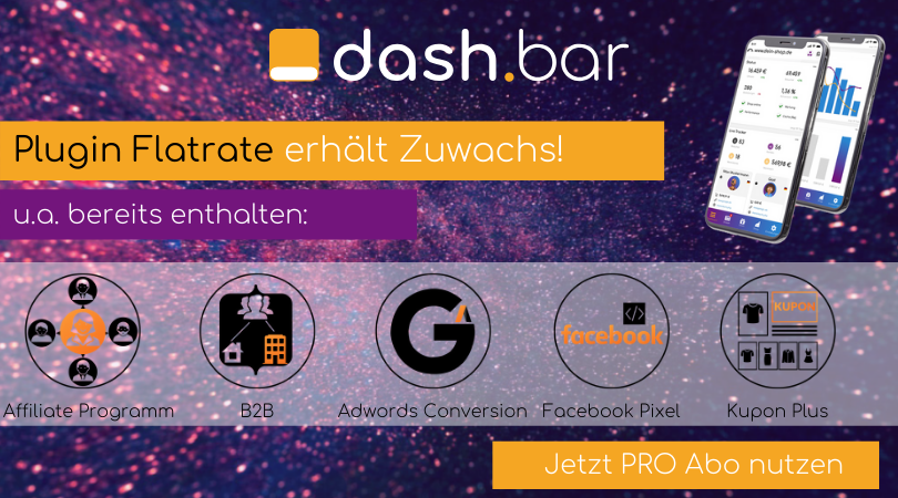 dash_bar's tweet photo. Weitere JTL-Shop Plugins haben den Weg in unsere https://t.co/dtfr7QwiXM Plugin Flatrate gefunden. 
Inzwischen kannst du 12 Plugins kostenlos im PRO Abo nutzen.
Neu hinzugekommen sind: Mitarbeiter Empfehlungen und Google Promotions https://t.co/11WV7Bboxv