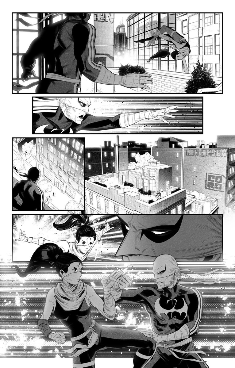 4/6 MARVEL SAMPLE
THE DEFENDERS (2017) issue 7
Script: Brian Michael Bendis
#comics #lineart #blackandwhite #art #amazing #pic #picoftheday #digital #cintiq  #wacom #paneloftheday #ink #panel #mix #michelepasta #marvel #samples #defenders #elektra #newyork #ironfist #samplepage