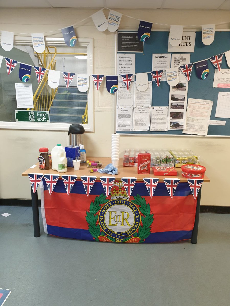 Staff at our #Sharston Depot are celebrating #VEDay75 today with cakes.