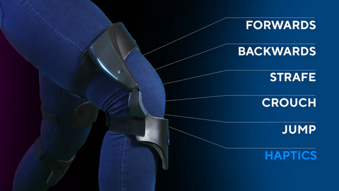 xrmust's tweet photo. #AgileVR (by @mechatechltd) allows you to move in-game by physically running in place, offering a more authentic immersive experience (...) - via @VRScout 

✅ https://t.co/oBeaL5qOkX

#VR #Exoskeleton #Gaming https://t.co/HXzyVS7omp