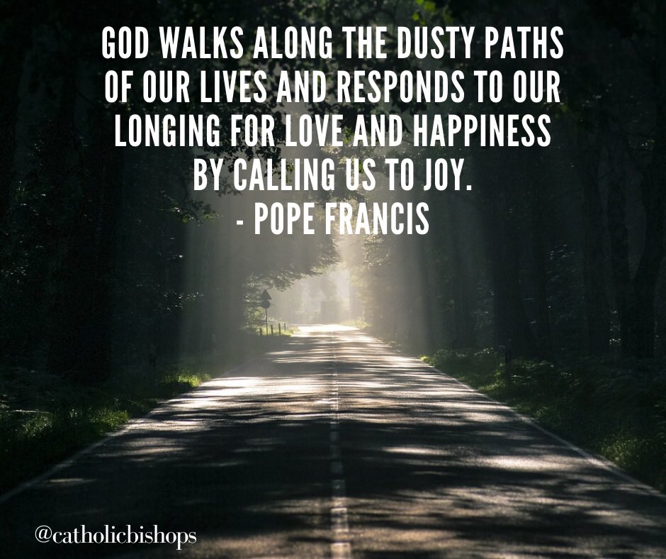 CatholicBishops's tweet photo. Our thought for the day is from Pope Francis https://t.co/fA7MtOXgoD
