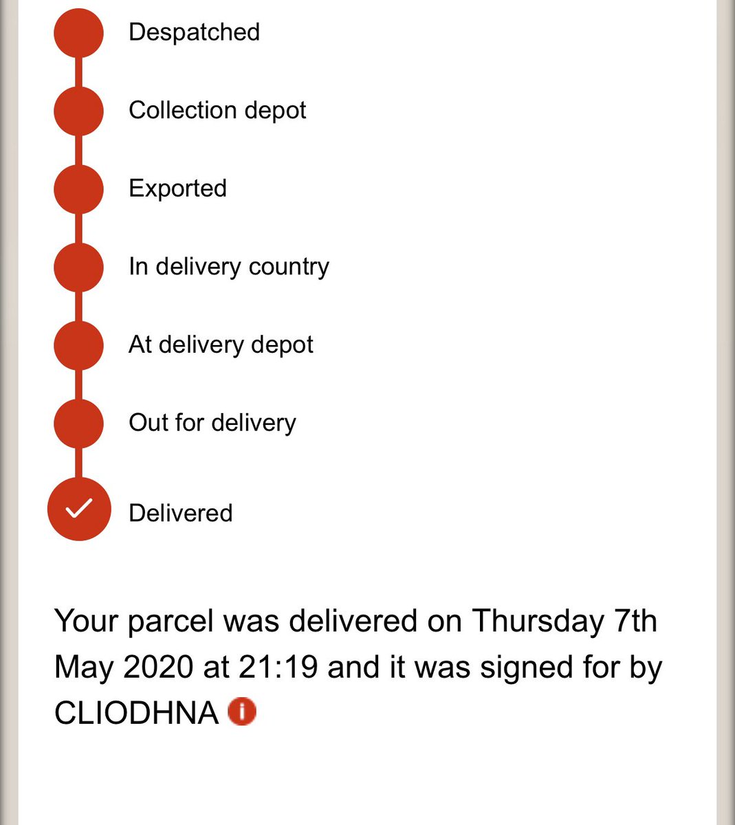 cliomcd1's tweet photo. @parcelforce I DID NOT sign for this package?!? I haven’t received any note slip or the package itself? Where is it? #didnotsign #wheresmypackage https://t.co/kjqxinDOq4