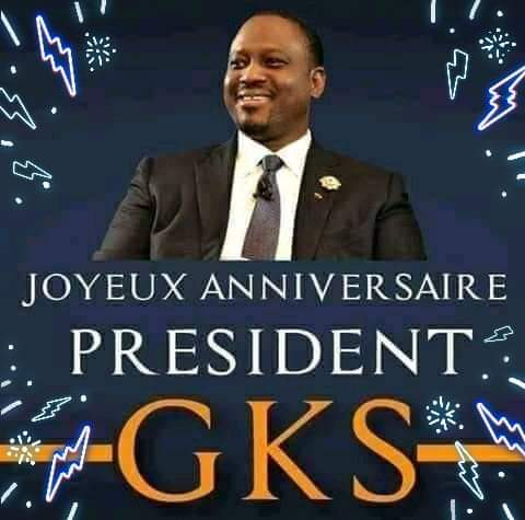 JeanGabet's tweet photo. Joyeux Anniversaire au PDT GKS https://t.co/JxS9fFpx0U