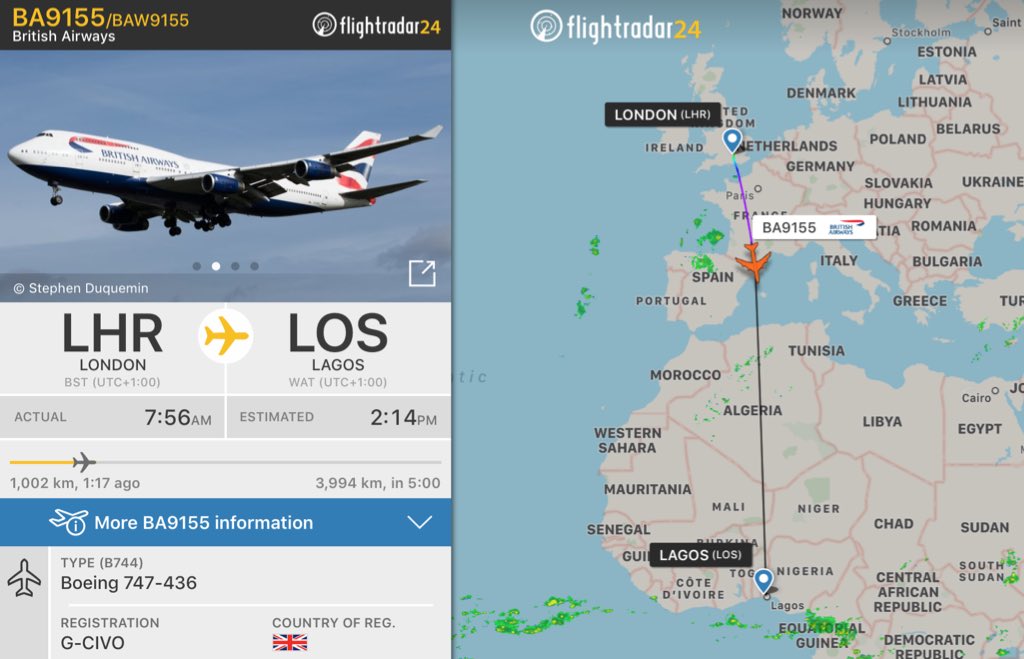 Flight Map From London To Lagos Flight Map From London To Lagos