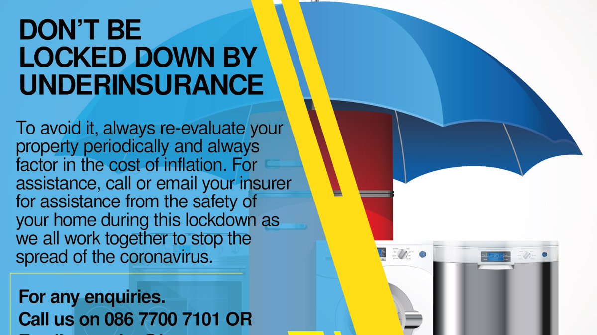 InsuranceZw's tweet image. Don't be locked down, choose full insurance cover
#InsuranceCover
#AverageClause
#InsuranceAdvocacy