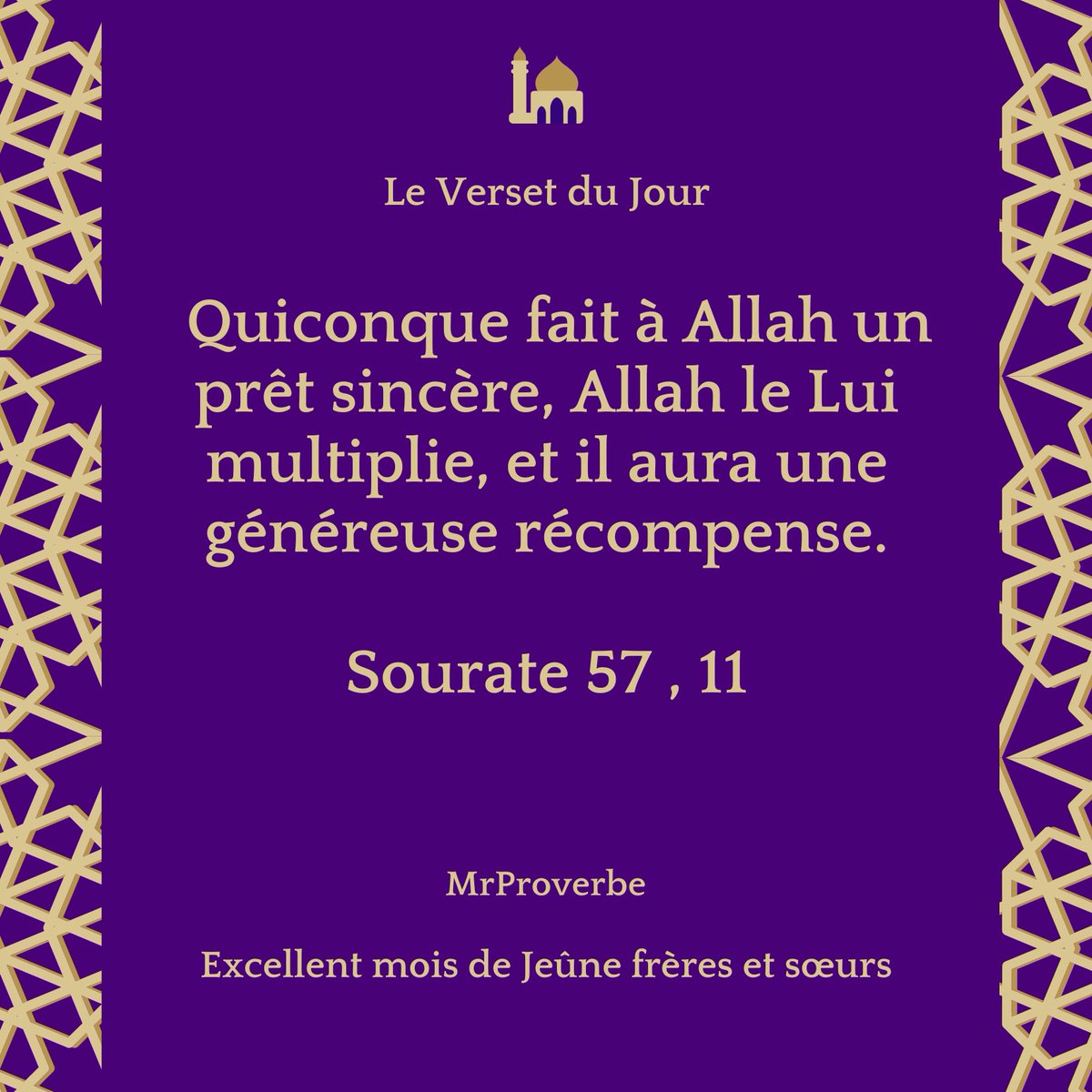 gorbatchev1803's tweet photo. Excellent Jummah frères et sœurs musulmans. Allah se souvienne toujours de vos dons sincères.🙏🏽
#MrProverbe https://t.co/7Mahs378Il