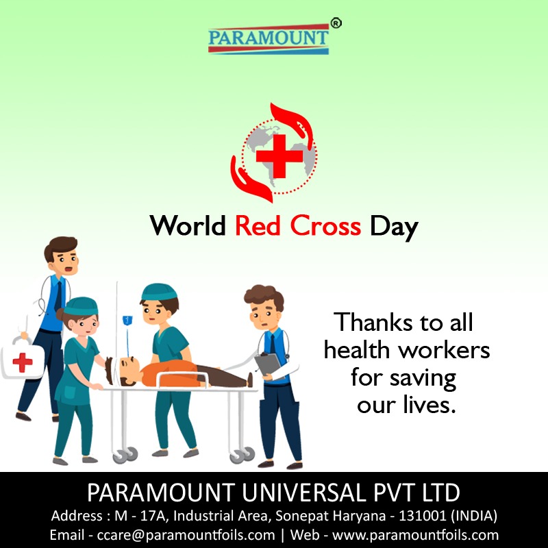 paramount_foils's tweet photo. हैप्पी रेडक्रॉस दिवस. #RedCrossDay #RedCross #SaveLives #saveworld #StayHomeSaveLives https://t.co/0yxJW4qdbJ