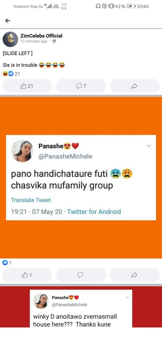 @PanasheMichele Ndakuonai paZim celebs mamuCeleb sis🤣pano panotoda chighost account or else haaa unopinda ma1