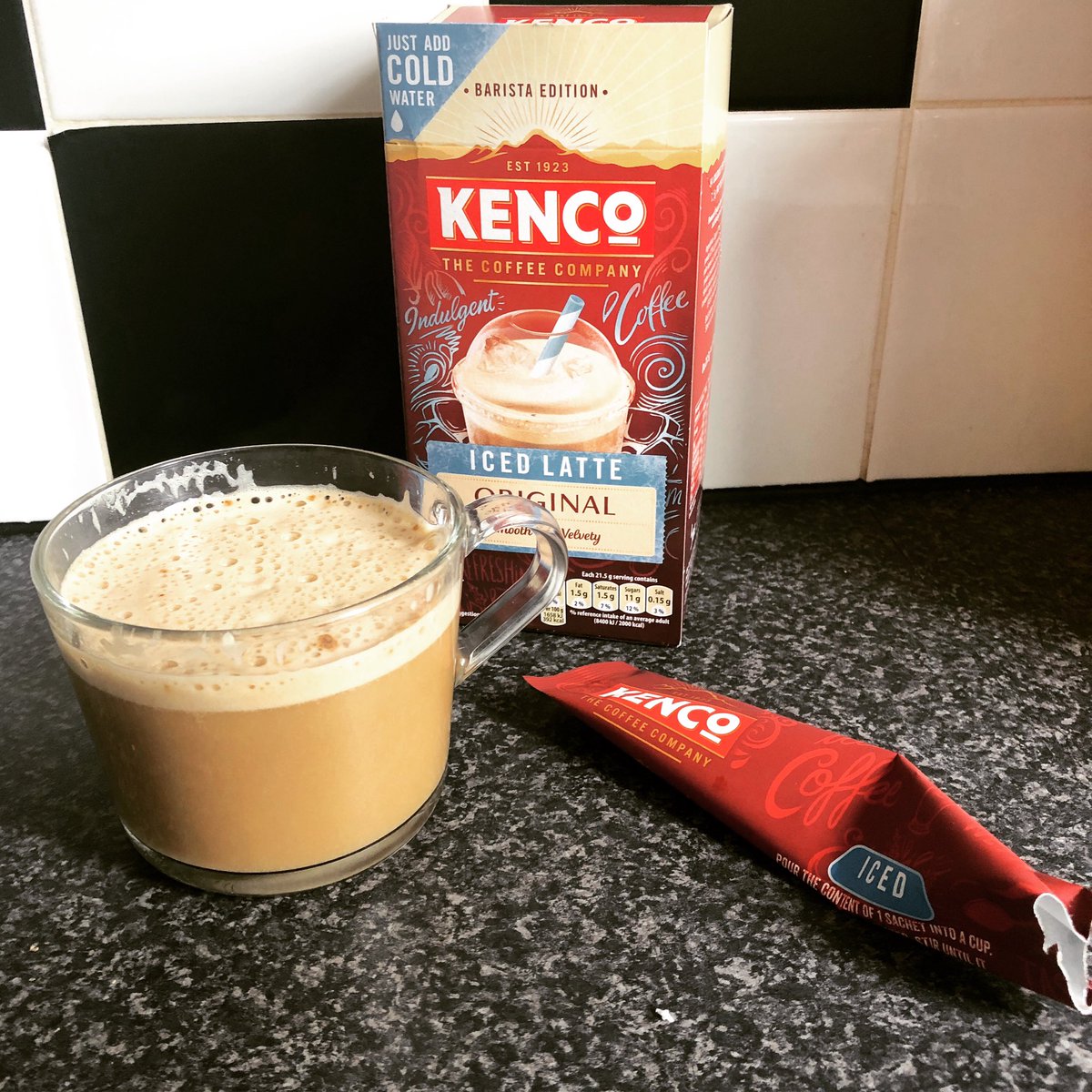 fromstoke's tweet image. Covid19 - thanks to #theworkperk for the new Kenco Iced Latte donated to Unison for staff at UHNM. It’s nice with cold water or hot. #wpa