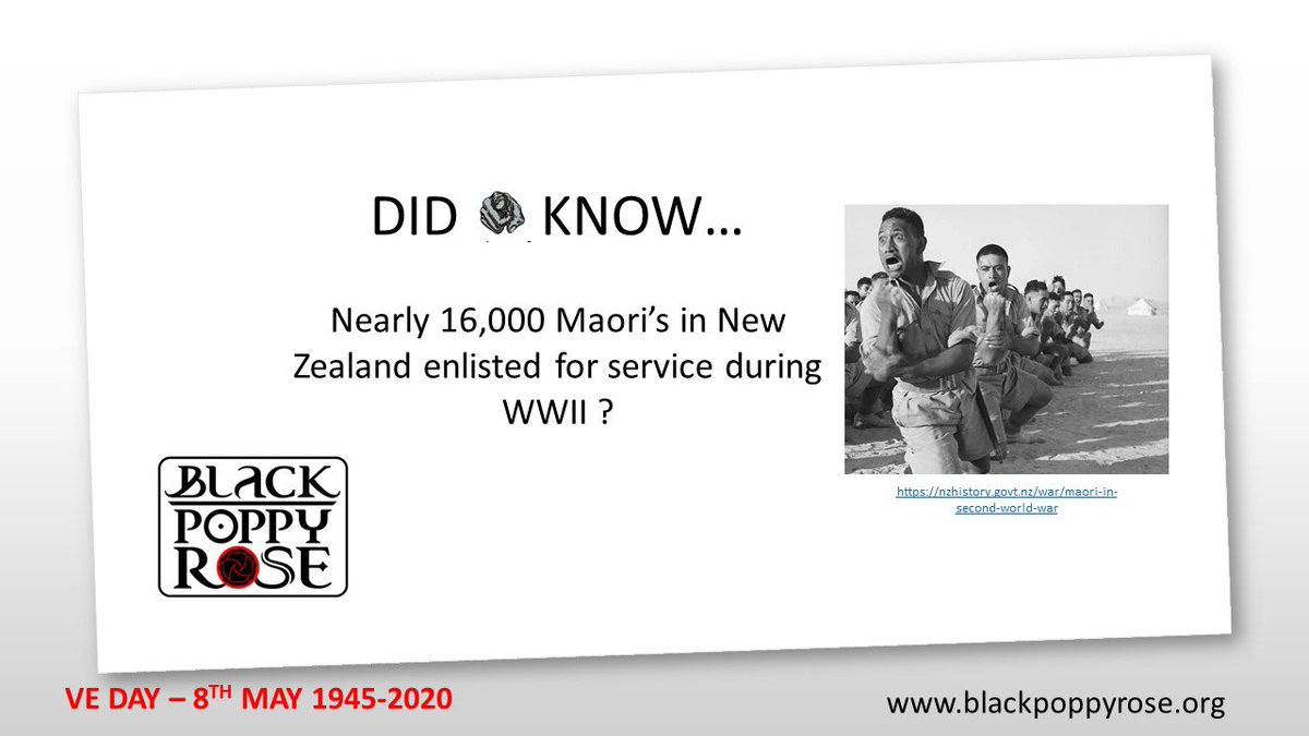 Blackpoppyrose's tweet photo. Did you know?

Share more with us

#VEDay75 #veday #veday75thanniversary #WWII #BlackPoppyRose #windrushgeneration 
#WeWillRemember #YIWAE #FamilyLegacy #WeWereThere #Poppy #BlackPoppy #Commonwealth #BritishEmpire #RAF #ATS #RWAFF #KAR #maori https://t.co/GFqHlYsbrw