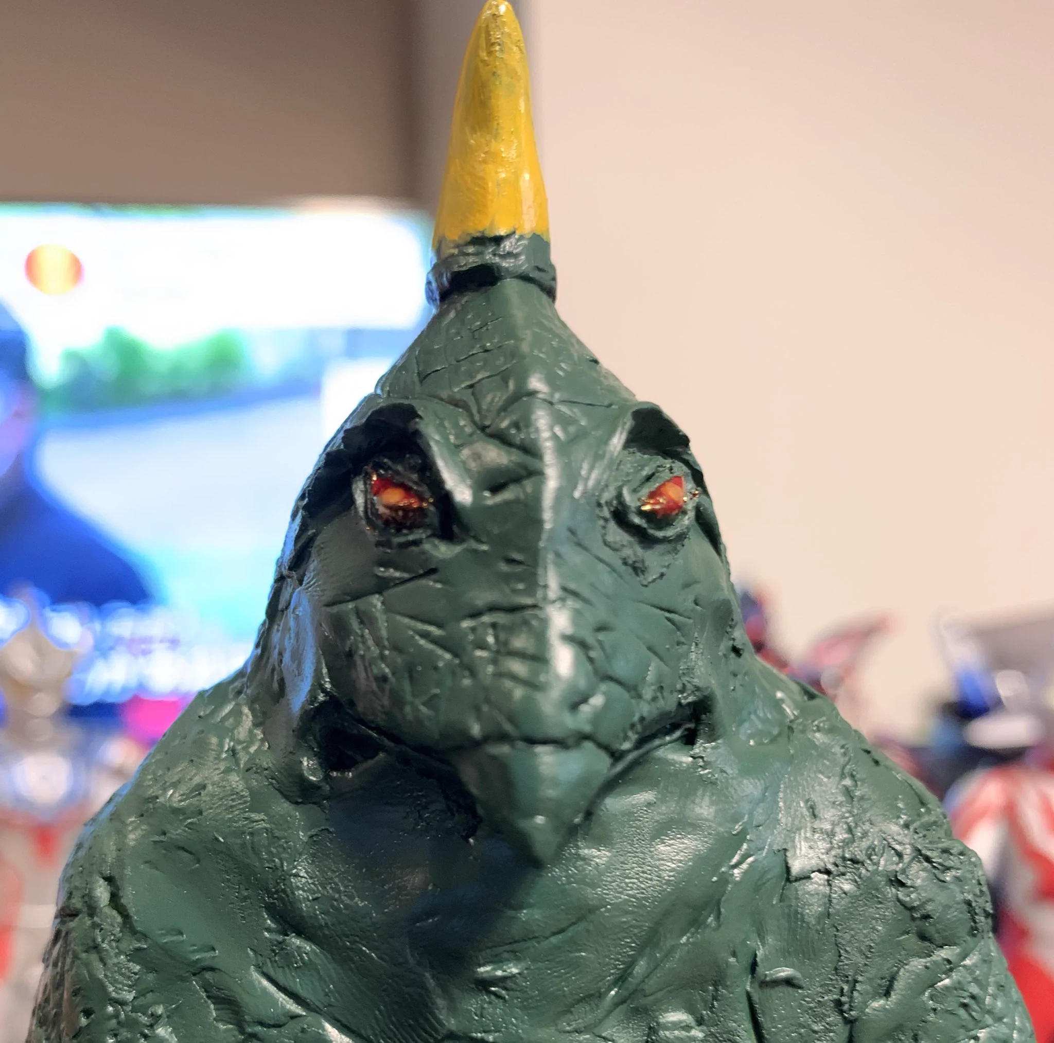怪獣郷　ベムスター改造　グリーン 美品　ベアモデル 774yumenokatamariノナカノヒトX on X: 