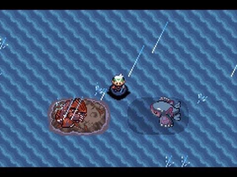 Kラーマシン8号 この画像よくネタにされるし笑えるんだけど グラードンの行動範囲がこの陸地しかないんじゃなくて グラードンの周囲の水が問答無用で蒸発してるんじゃねって考えるとむしろカイオーガの方が不利なのではとすら思えるから解釈の別れそうな