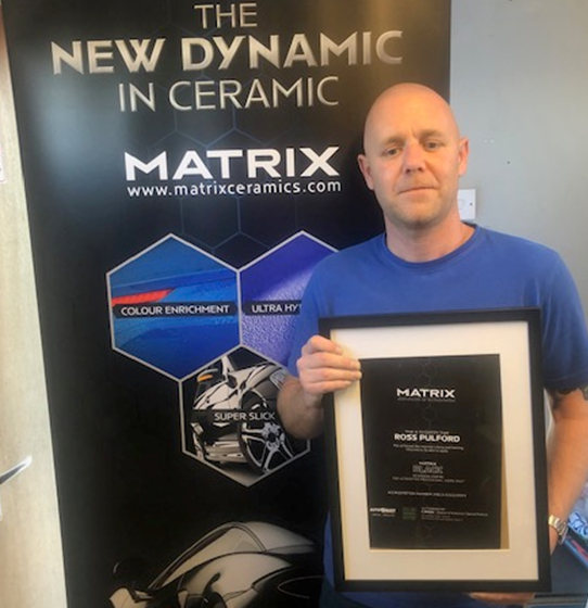 CeramicsMatrix's tweet photo. Welcome to Team Matrix, Ross at Dynamics Detailing. 

#matrixceramics #ultimateshine https://t.co/k8KJVru6Ea