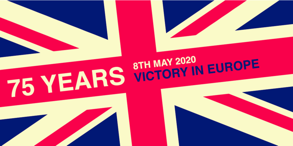 PurplexUK's tweet image. On this day in 1945 Winston Churchill declared Victory in Europe. Today we celebrate 75 years since the end of WWII and the sacrifices of a generation that helped conquer hope over hate. #VEDay #VEDay75  Stay Safe  🇬🇧🎉