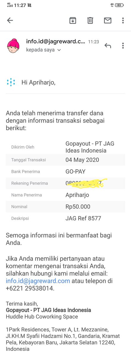 PanggihSusilo's tweet photo. JAG adalah platform ganjaran yang sah. Saya sudah dapat ganjaran dari mereka (JAG). Jika anda menggunakan tautan ini untuk turut serta sekarang, anda akan mula dapatkan uang dari menonton iklan juga! Tautan: https://t.co/nXRXpUVvwW https://t.co/4ApbFdZdXJ