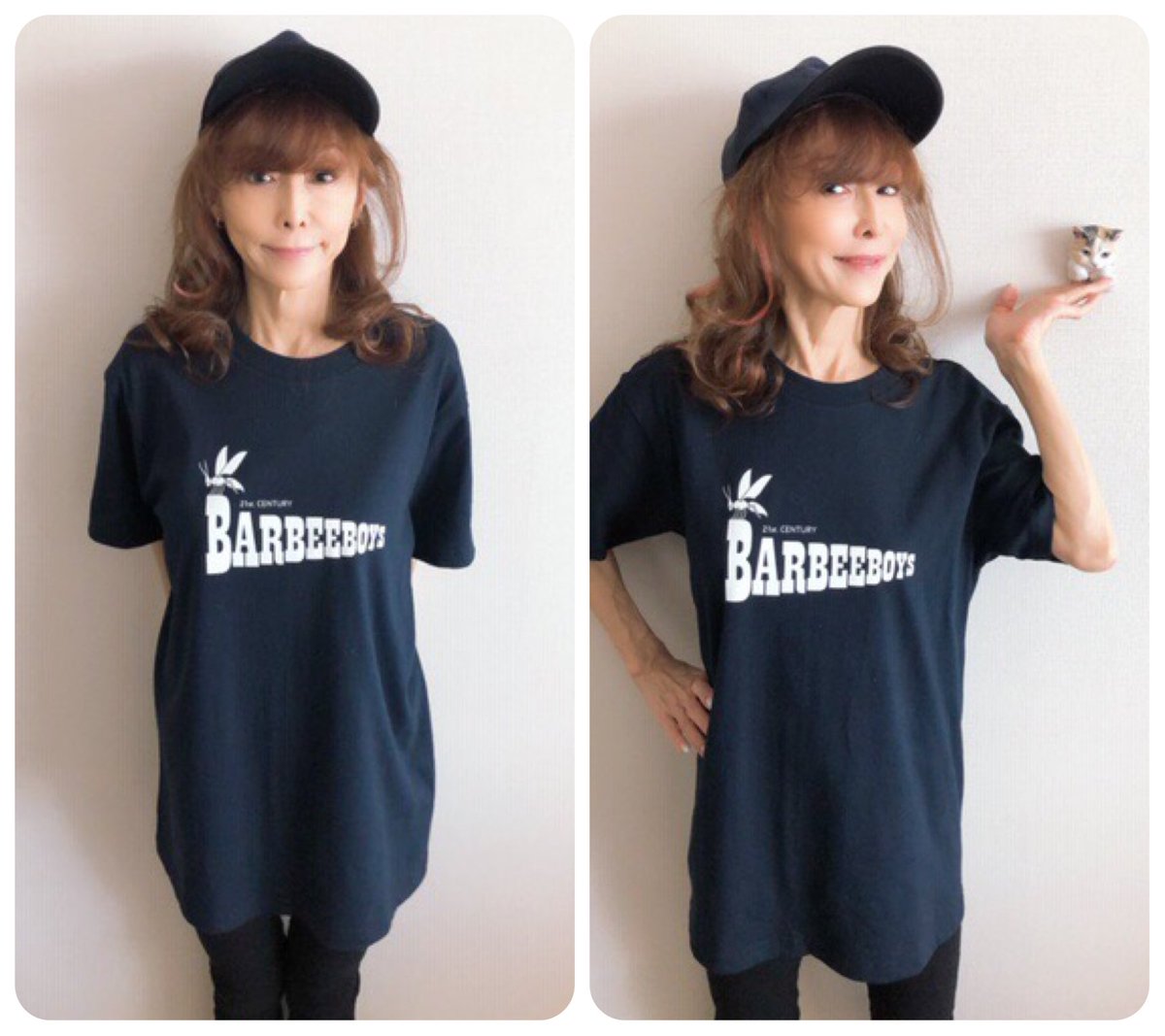 BARBEEBOYS_info's tweet photo. 時刻は18時８分です🐝

きょ、きょ、今日は蜂の日だからって、外にも出ない毎日の女王蜂がCRAZY BLUEなロゴT着用の写真を送ってくれました✨
杏子着用Mサイズ❤︎

#PlainBee
#ありがとサンキュー
#油断禁物

⬇︎ PlainBee+ロゴTセットの詳細
https://t.co/whSNgX1kA7 https://t.co/vKeA1LtVLp
