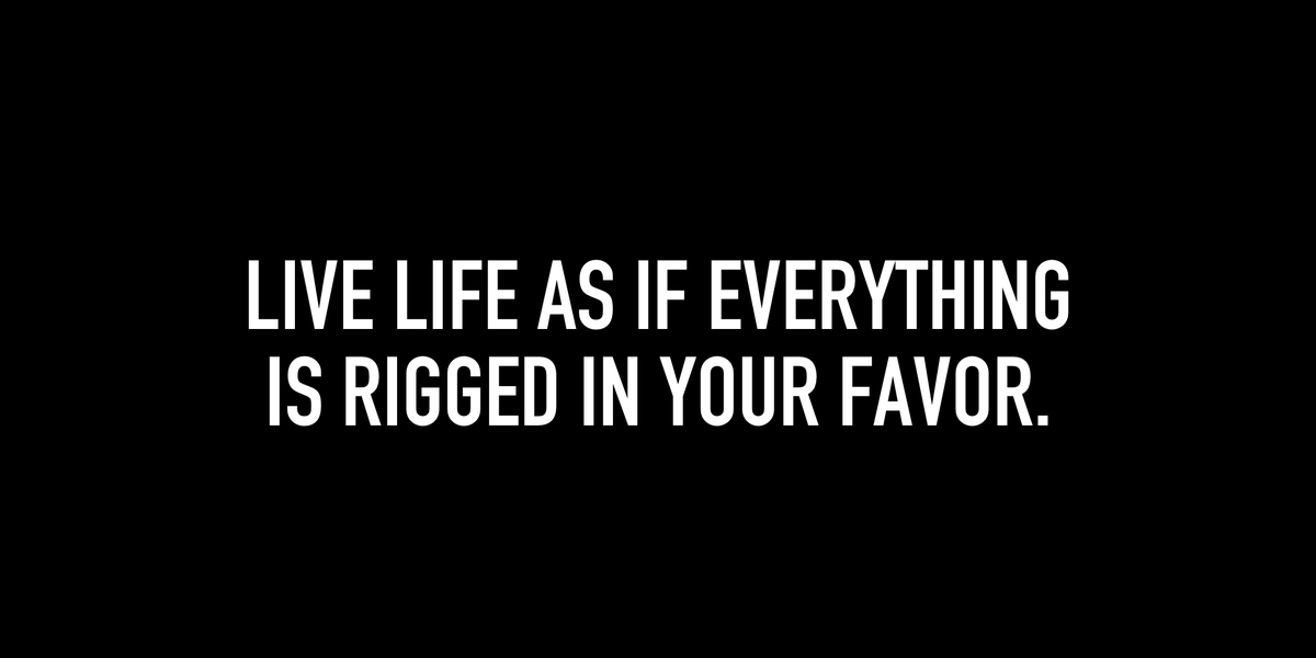 microwisdoms's tweet photo. Live life as if everything is rigged in your favor.

— Rumi https://t.co/EAzqVZOpty