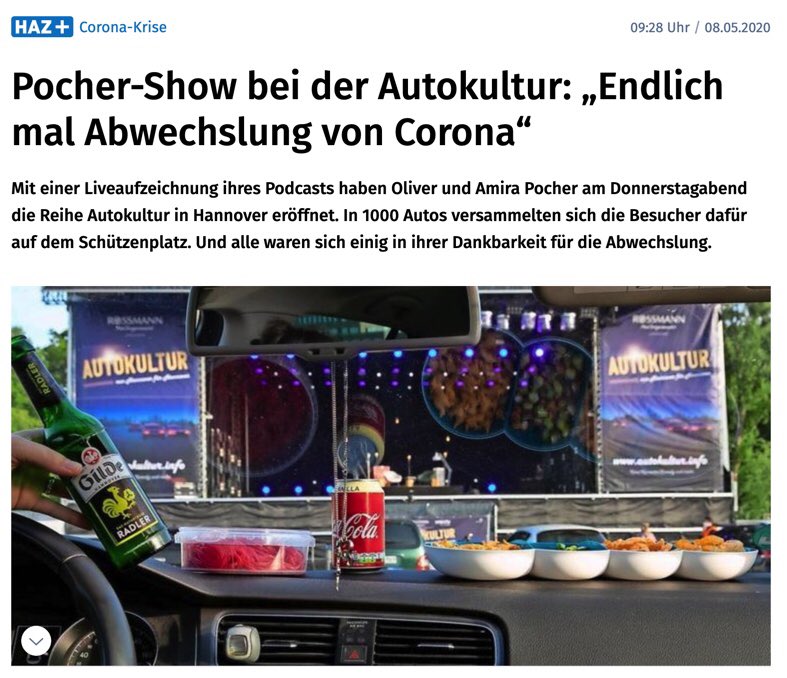 Ich weiß, Corona hat mich vielleicht zum Spießer gemacht. Ein Aufmacherbild mit Radler am Steuer geht trotzdem so gar nicht <a href="/HAZ/">HAZ</a>, 0,3 Promillegrenze hin oder her, gerade mit Blick auf die Unter-21er