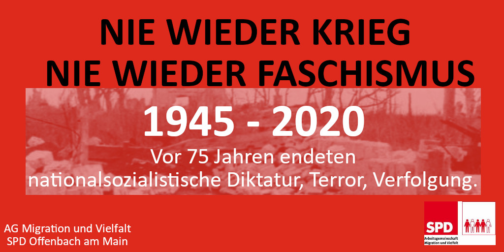 ag_spd's tweet photo. #NieWieder #niewiederfaschismus https://t.co/ppddGssifp