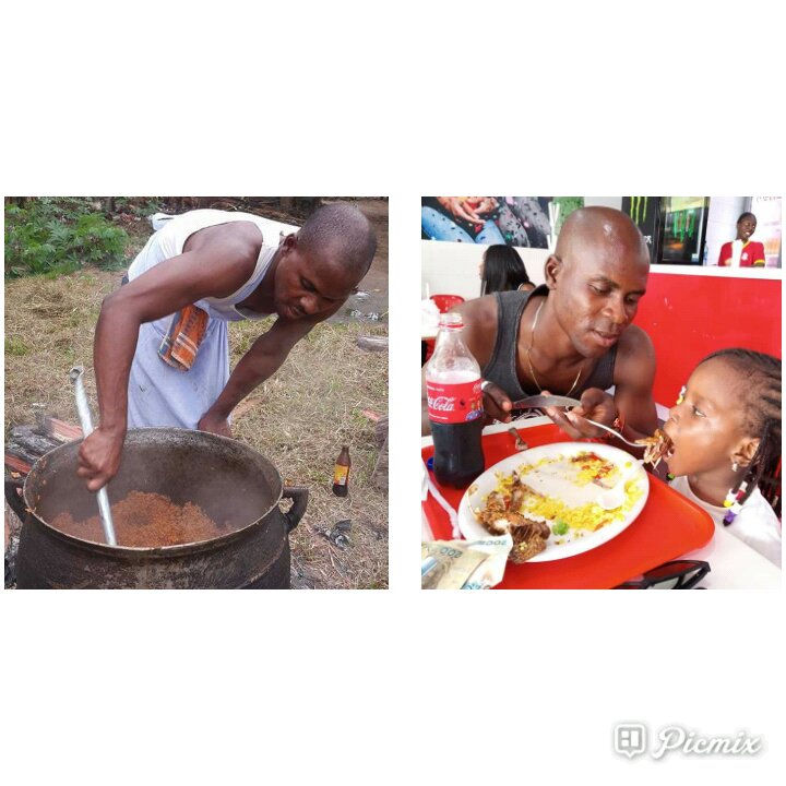 cre8_p's tweet photo. @MenEngageAfrica @MenNigeria @KhopsBodibe Ol Caris Brown sings, but he's also a father, husband and obviously a man. He does not only engage in house chores, he cooks for a large family gathering and takes care of their daughter. He believes "wives are not married as servants". https://t.co/ISmXnsENPu