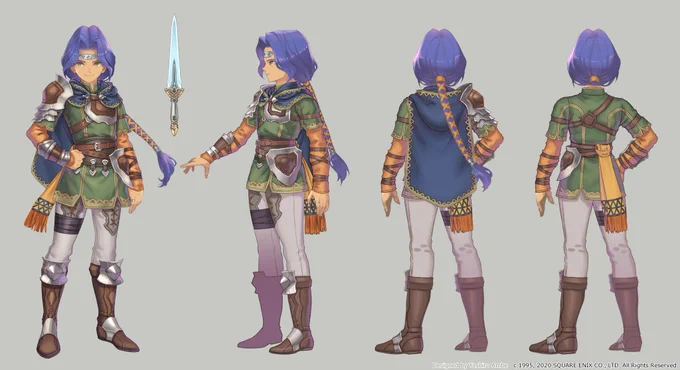 『聖剣伝説3 Trials of Mana』(聖剣3リメイク)
衣装デザインを担当したホークアイのクラス4
スプリガン/アヴェンジャーの設定画です。
#聖剣3ToM #TrialsofMana 