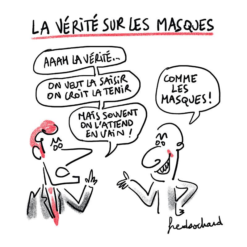 carolinemecary's tweet photo. #ViedavocateConfinee #Jour52 La verote sur les masques. https://t.co/IMFzUJdjDE
