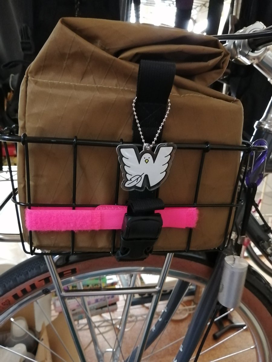 自転車につけました。