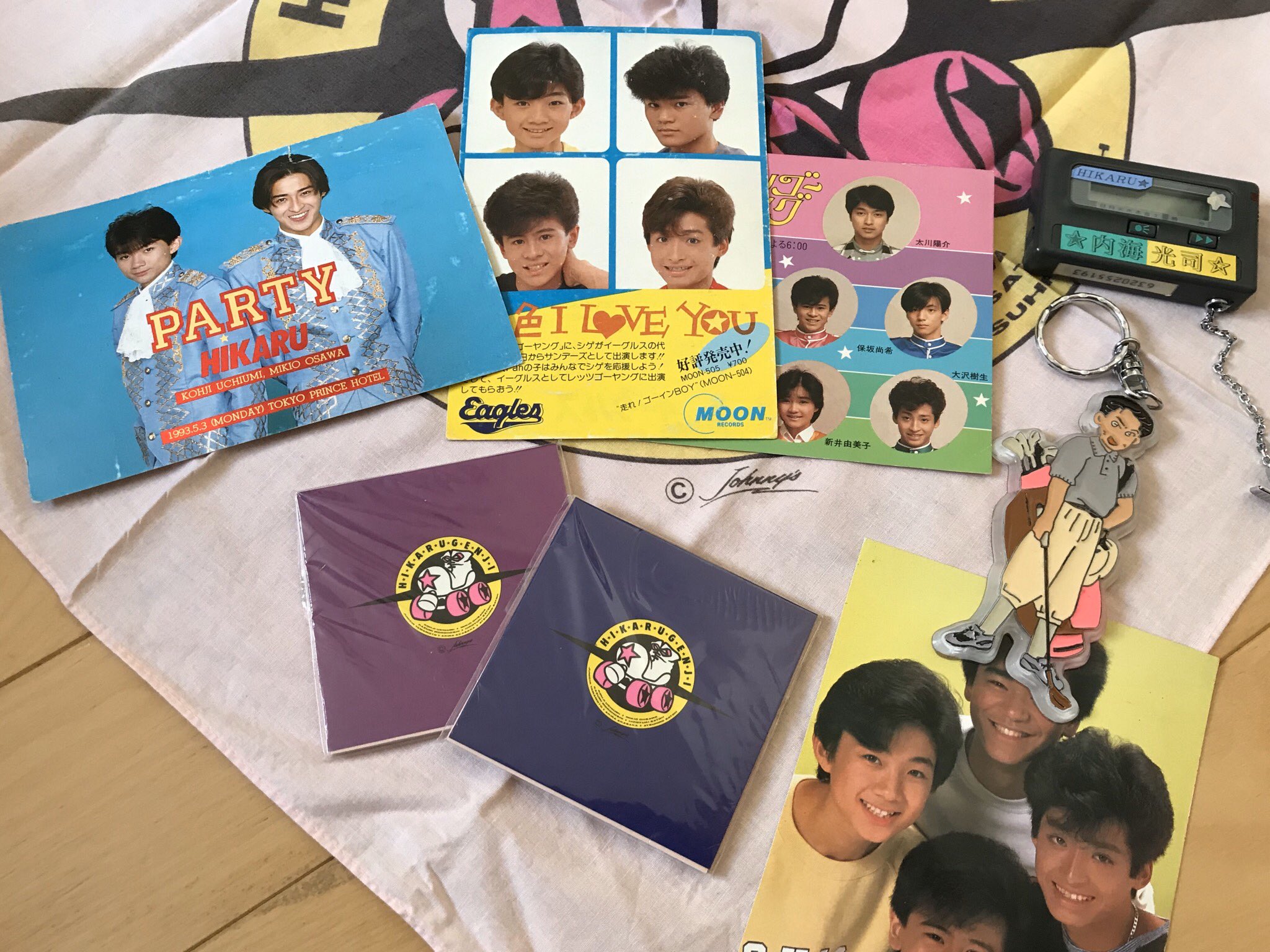 新品！光GENJI レア！公式Tシャツ ジャニーズ昭和 諸星和己 かーくん 新品！光GENJI レア！公式Tシャツ ジャニーズ昭和 諸星和己 かーくん