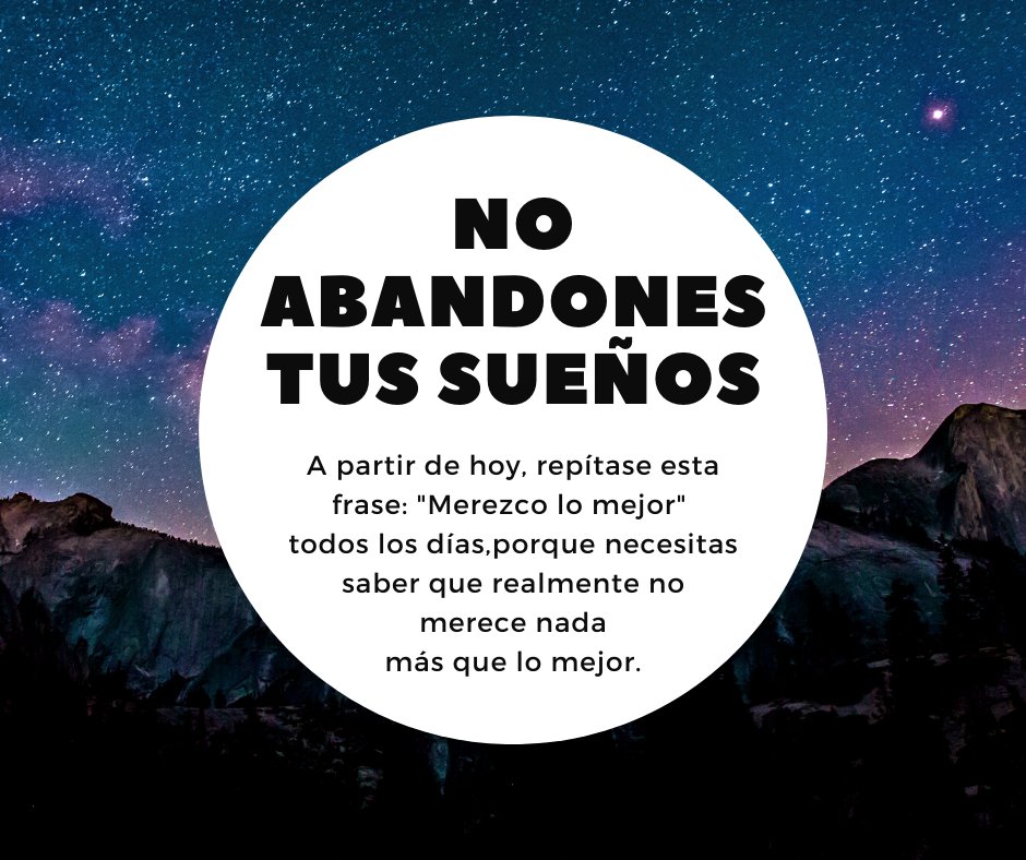 ActDigitalStore's tweet image. 👉A partir de hoy, repítase esta frase: "Merezco lo mejor" todos los días.
Porque necesita saber que realmente no merece nada más que lo mejor.👍