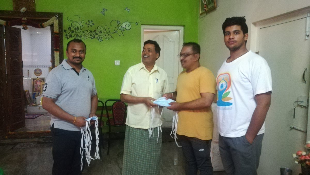 Mask Distribution to people and giving awareness about corona to the people