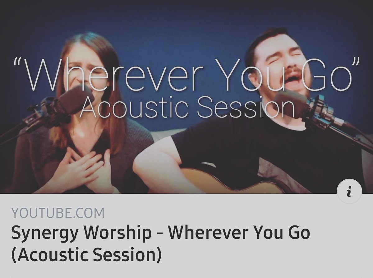SynergyWorship_'s tweet photo. Hey everyone! The Acoustic Session for "Wherever You Go" is up! Listen and share with your friends! 
https://t.co/k5BkLvMo0b
#SynergyWorship #WorshipMusic #WhereverYouGo #Jesus #HolySpirit #WorshipTogether https://t.co/5lilBKqVWT
