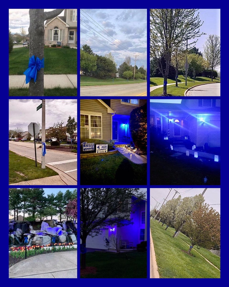 PositivePlfd's tweet photo. SHOUT OUT
The area around PSHS Class of 2020, this is FANTASTIC💙

 The community showing their support to the PSHS Class of 2020 throughout many subdivisions within the PSHS area.  It’s so great to see the support when driving around. 
💙🎓💙
#COUGARCulture
@cougars_pshs https://t.co/Iwu08usxys