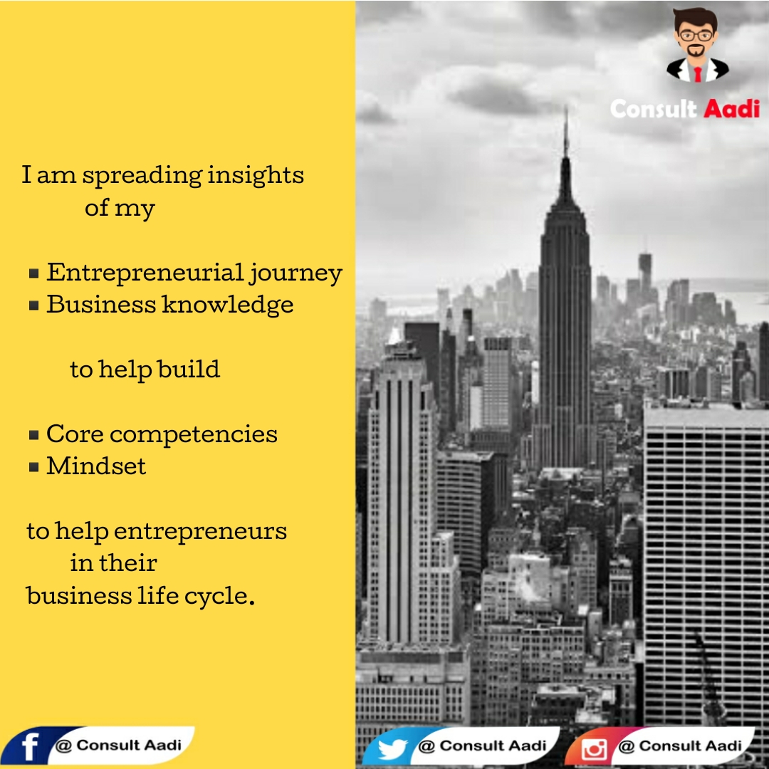 Consultaadi's tweet photo. Want to become entrepreneur? 
Follow ConsuldAadi to get 
#daily dose of 
⭕Business ideas 
⭕Guides
⭕News. 
#growtogether #bootstrap #startup https://t.co/QRSfMKDBO3