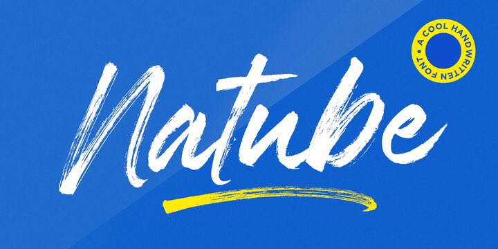 dhanstudio's tweet photo. New🤍 Natube Font on @MyFonts
https://t.co/rowQ9gJ6nM #whatnew #myfonts #font #script #handwritten #brushfont #calligraphy #new #new #art #graphic https://t.co/L9QZmCIuPZ
