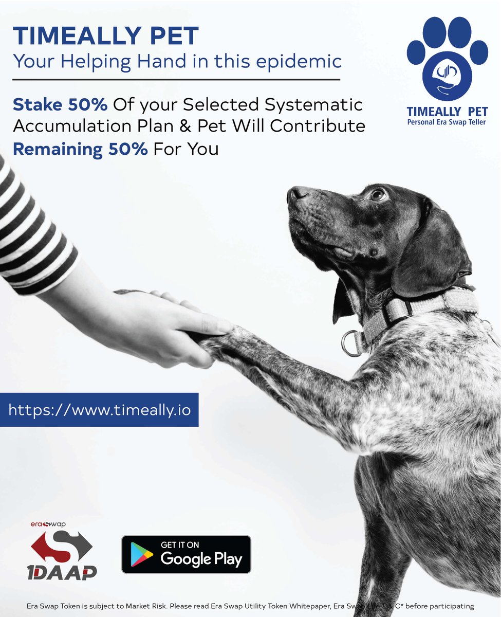 EraSwapTech's tweet photo. During any unprecedented time like the current one, uncover some of the unique staking opportunities for you to gear and equip, for your own benefit.
Stake Now On https://t.co/JxJG22jzTc
NOW STAKE FROM SMARTPHONE
https://t.co/yCjJaK6pxz
#TimeAlly #TSGAP #TimeAllyPet https://t.co/AZNhdusTov
