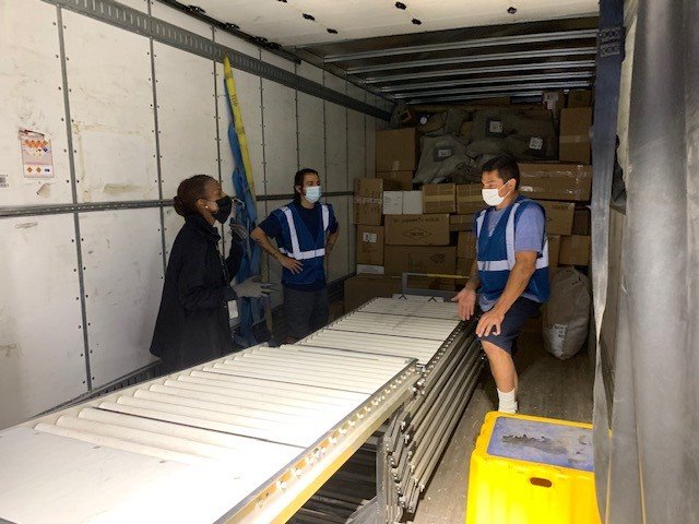 La Mirada Twilight. Training supervisor Valerie Little taking the time to review the DOK's in the work area. Blue is New....