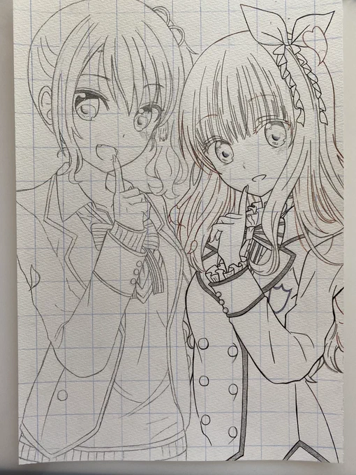 ペルシヤはペン入れ終わりました!
蓮季は多分楽にペン入れできるかな?
丁寧にいこ! 