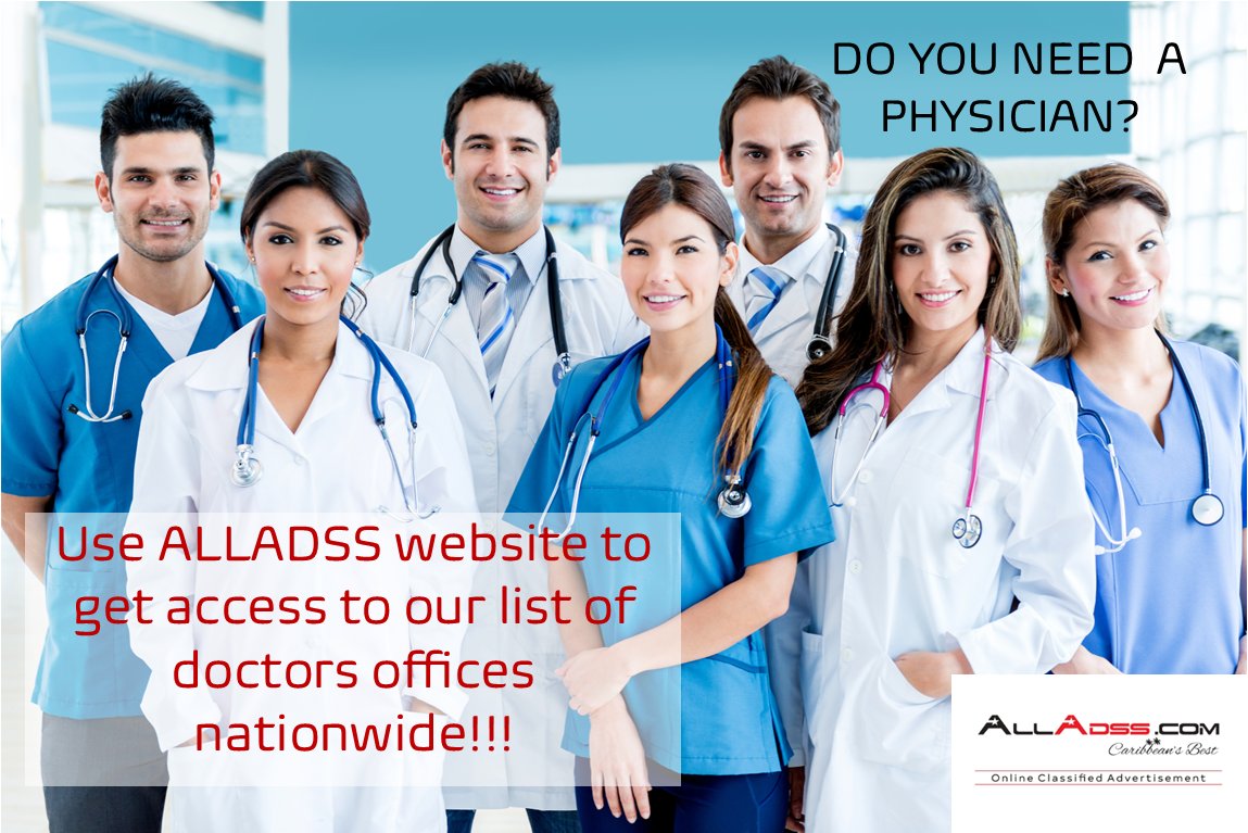 all_adsstt's tweet photo. Need a Physician?

Check ALLADSS website for a list of doctors offices nationwide

Need to get advertising for your business, create an account at https://t.co/YMC5k4CuoL

#alladss #doctor #doctorsoffice #physician #medicalpractice #createaccount #onlineadverts #onlinedirectory https://t.co/M2k7uHfcgr