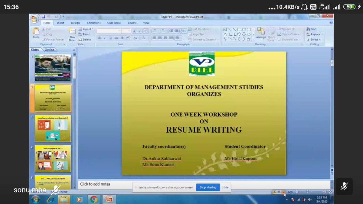 PIETPanipat's tweet photo. One Week #Workshop on #ResumeWriting was organized by #DepartmentofManagementStudies at #PIET.
The workshop aimed at facilitating the students of #MBA 2nd year to build an effective resume and increase their chances of being hired. The workshop was conducted for 101 students. https://t.co/smsaX7YqBV