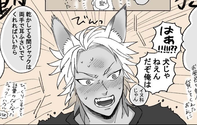 ジャックくんの照れ顔だけ永遠に描けるな………ここお気に入りのコマです☺️ 