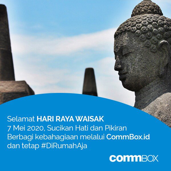 CommBox_id's tweet image. Saudara sebangsa umat Buddha hari ini memperingati Hari Waisak