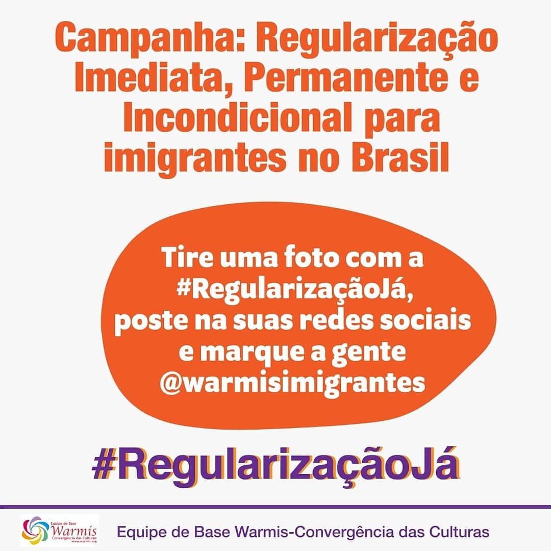 pressenzapt's tweet photo. Campanha: Regularização Imediata, Permanente e  sem Condições para imigrantes no Brasil @warmisimigrantes demanda #RegularizaçãoJá Imediata, Permanente e sem Condições para imigrantes no Brasil https://t.co/pVKPmFKHQo https://t.co/LbdFLHfdWu