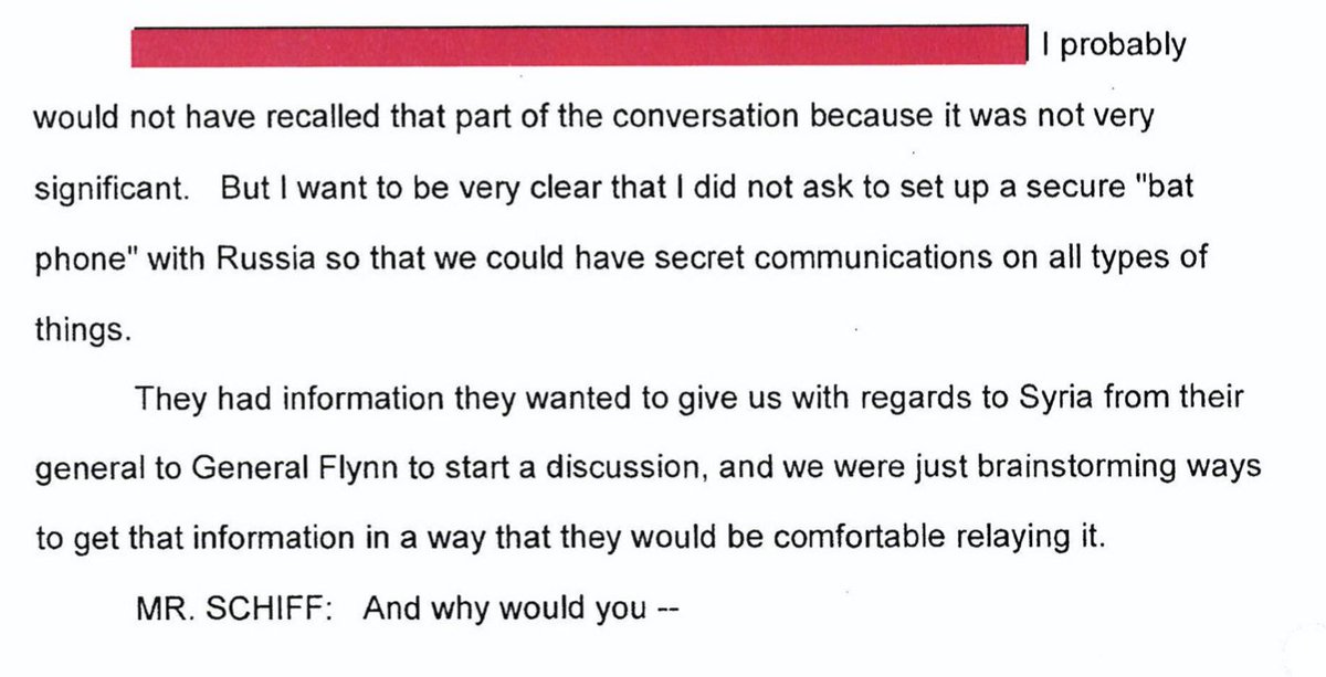 KUSH: Yeah, we didn't need secret backdoors to Putin for *everything* but just while Obama was still president and for Syria.SCHIFF: JFC.