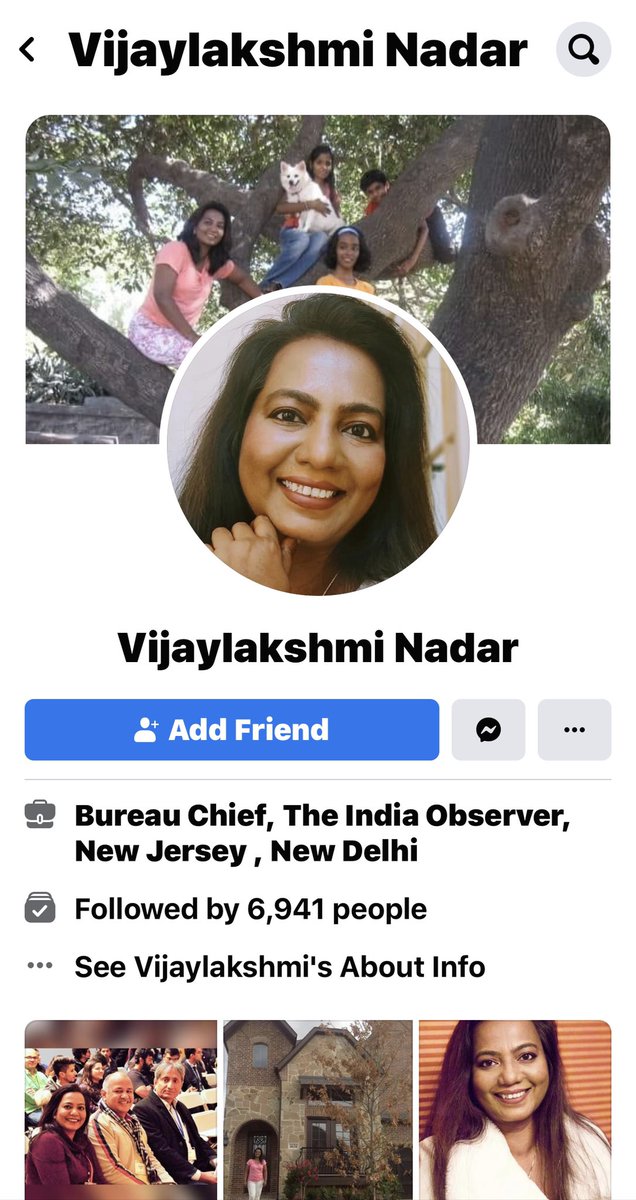 Rockumon's tweet photo. #VijaylakshmiNadar,Bureau Chief, The India Observer, mocking @AmitShah Jiโs health and wishing for his early death.
#ShameOnVijaylakshmiNadar
Jourlnilsm reached the level of terrorism and this so called bich is a media prestitute and her Ideology is Naxalism
#TheIndiaObserver https://t.co/kG4mxVCzoL