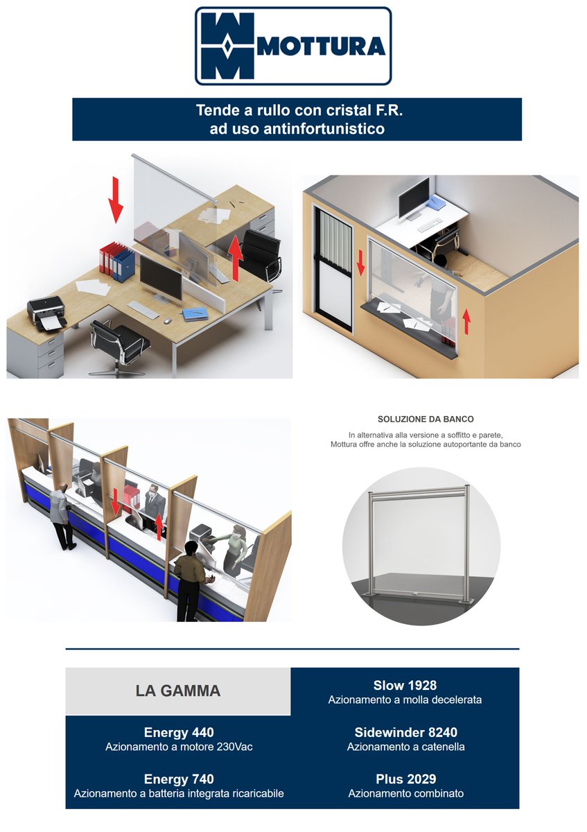 CD_Arreda's tweet photo. Disponibili presso il nostro showroom tende a rullo ad uso antinfortunistico per emergenza Covid-19.
- Dimensioni su richiesta
- Spazio di lavoro ottimizzato
- Lavoro in sicurezza https://t.co/1xWOp0ZMyf