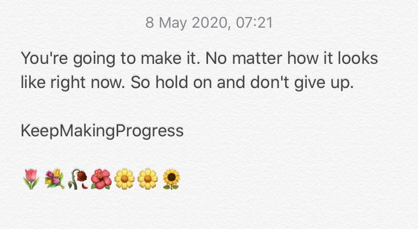 ricardomackenzi's tweet image. You&apos;re going to make it. No matter how it looks like right now. So hold on and don&apos;t give up. 

💐🌷🌹🥀🌺🌸🌼🌹🌞

#KeepMakingProgress