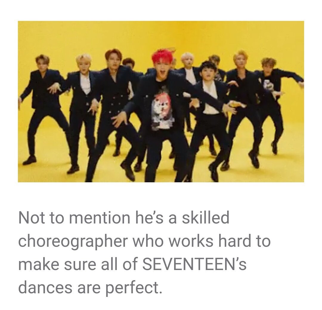 seok1woo's tweet photo. I mean.. and so many more; that's it put all the credits to him!! He's an impressive dancer and choreographer after all. @pledis_17 #SEVENTEEN https://t.co/F2stklT5gg