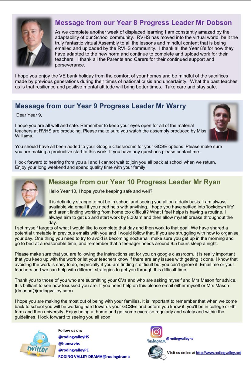 Wow! This week’s parent bulletin is absolutely jam packed full of celebration! Don’t miss it! You should have received it by email, or you can see it here: rodingvalley.net/parent-bulleti…