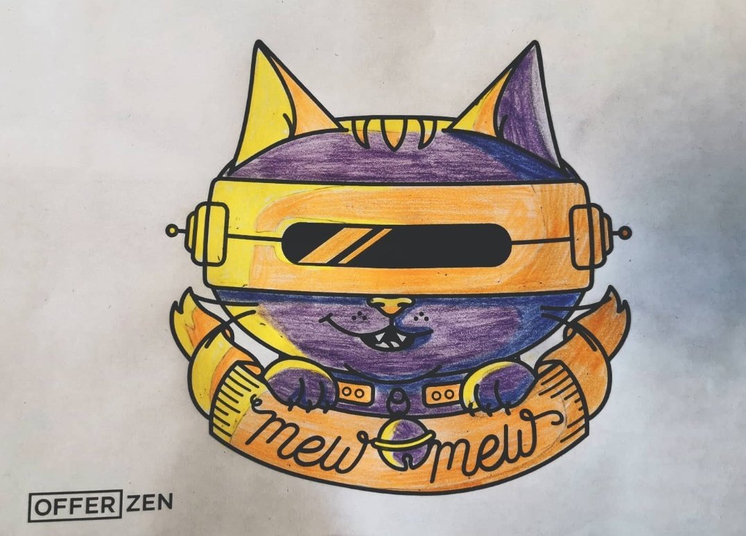 roch_ux's tweet photo. And so my coloring journey comes to an end but it was super fun thank you @OfferZen 🖌️🖍️🎨😎😃#OfferZenSwag https://t.co/sa7cIlbOvF